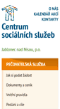 Mobile Screenshot of centrumjablonec.cz